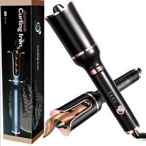 Automatic Curling Iron, Professional Hair Curlers with 1" Curling Iron